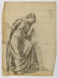 Sans titre (figure féminine drapée)