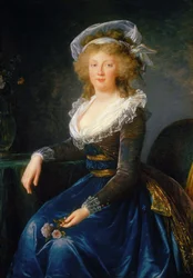 Portrait de Maria Theresa de Naples et de Sicile