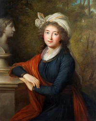 Portrait de la princesse Elzbieta Izabela Lubomirska, née comtesse Czartoryska 1736-1816, 1793