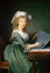 Princesse Luisa Maria de Naples et de Sicile, 1773-1802, vers 1790
