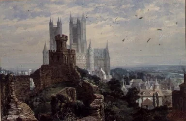 Cathédrale de Lincoln depuis le sud