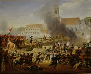La bataille de Landschut, 21 avril 1809