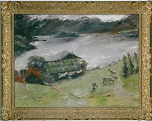 Paysage au Walchensee (huile sur toile)