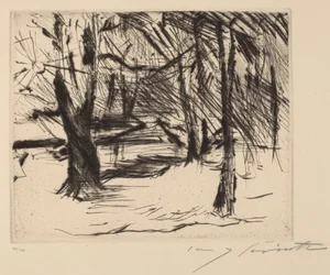 Bäume mit Sonne, 1920-1921