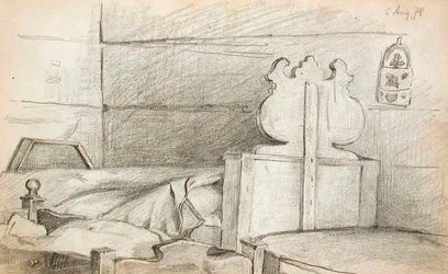 Chambre à coucher (recto), Satan (verso)