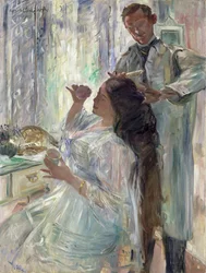 Charlotte Corinth à sa coiffeuse, 1911