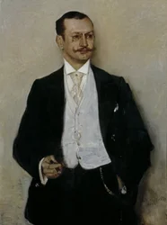 Le peintre Carl Strathmann
