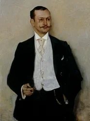 Le peintre Carl Strathmann