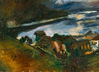 Le lac Walchensee au clair de lune