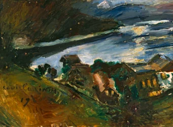 Le lac Walchensee au clair de lune