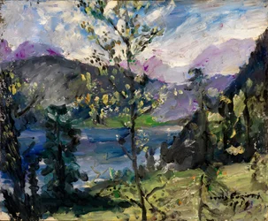 Paysage au lac Walchen