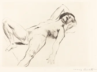 Nu féminin allongé I, 1912