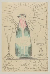 Lovis Corinth à Carl Strathmann: Carte postale, cachet postal 21 juillet 1902