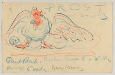 Lovis Corinth à Elly Strathmann : Carte postale, cachet postal du 19 mai 1911