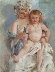 Mère et enfant (Charlotte Corinth et Wilhelmine)