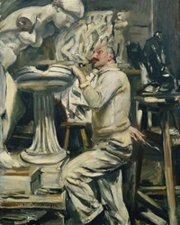 Portrait du sculpteur Nikolaus Friedrichs, 1912