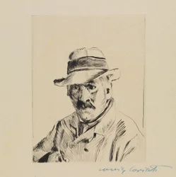 Autoportrait au chapeau de paille