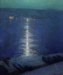 Clair de lune sur la rivière, 1919