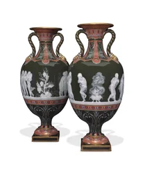 Une paire de vases, 