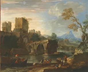 Caprice avec le pont brisé