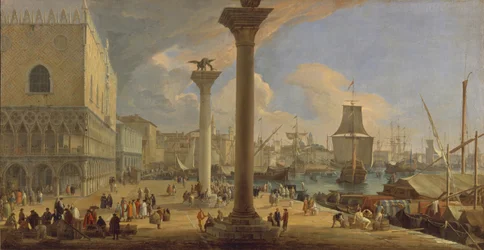 Le Molo avec le Palais des Doges, vers 1710