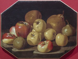 Nature morte avec pommes et poires