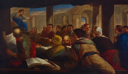 Le Christ discute avec les médecins