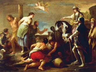 Olindo et Sophronia, par Luca Giordano