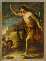 Saint Jean-Baptiste, prêchant. 10034651 ...