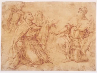 Saints Augustin, Nicolas de Tolentino, Thérèse et Guillaume