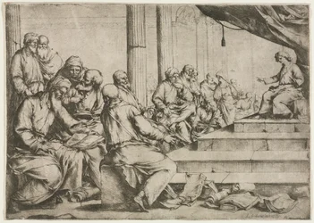 Le jeune Christ enseignant dans le temple