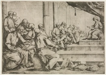 Le jeune Christ enseignant dans le temple, vers 1653