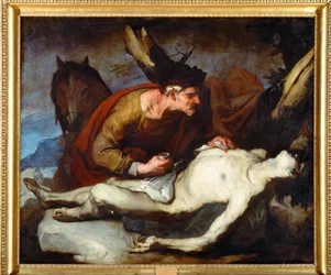 Le bon Samaritain (peinture sur toile)