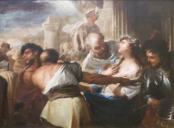 Le martyre de Sainte Lucie