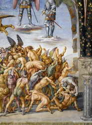 Damnés en enfer, du cycle de fresques du Jugement dernier