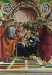 La circoncision de Jésus. Vers 1490-91