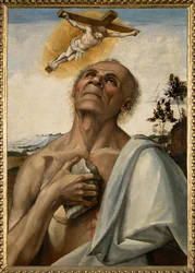 Saint Jerome penitent en extase - Saint Jerome penitentin ecstasy ...