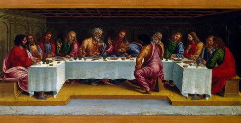 Histoires du Christ, la Cène, par Luca Signorelli