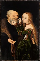 Le couple inégal (Vieil homme amoureux)