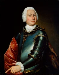 Portrait du comte Ernst Christoph von Manteuffel, 18ème siècle