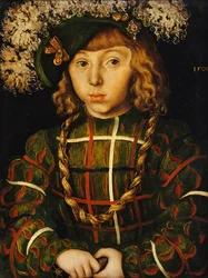 Portrait de Johann Friedrich, plus tard Kurfürst der Großmütige von Sachsen, 1509