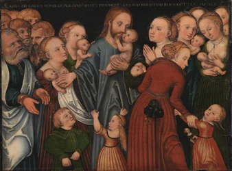 Christ bénissant les enfants