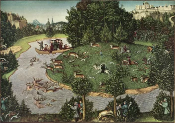 Chasse au cerf avec le prince-électeur Frédéric le Sage