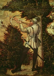 Arbalétrier visant, détail de 