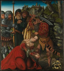 Allemand : Das Martyrium der Heiligen Barbara Le martyre de Sainte-Barbe