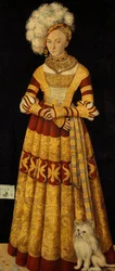 Allemand : Herzogin Katharina von Mecklenburg (1487-1561) Duchesse Katharina de Mecklenburg (1487-1561)