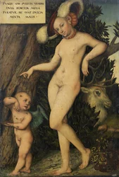 Allemand : Venus mit Amor als Honigdieb Venus with Cupid stealing Honey