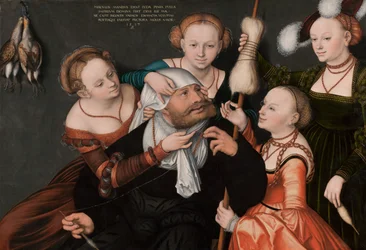 Hercule et Omphale, 1537