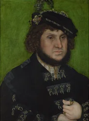 Portrait de Jean de Saxe 1468-1532, 1509