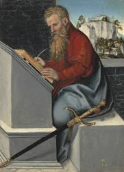 Allemand : Der heilige Paul Saint Paul dans son étude